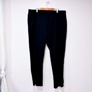 MICHAEL KORS Black Wool Striped Dress Pants |‎ Tailored Classic | Size 42 *